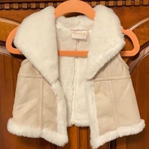 Lilly Wicket Faux Suede Vest 12 M Western Cowgirl Glam Cozy Cabin Core Boho Chic